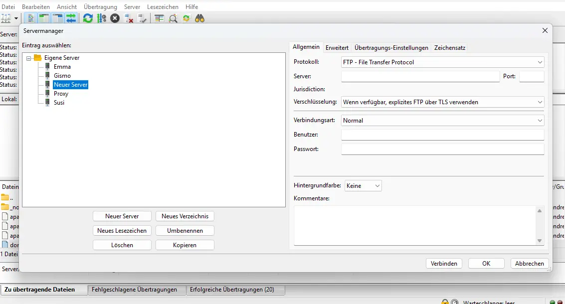 FileZilla Installieren