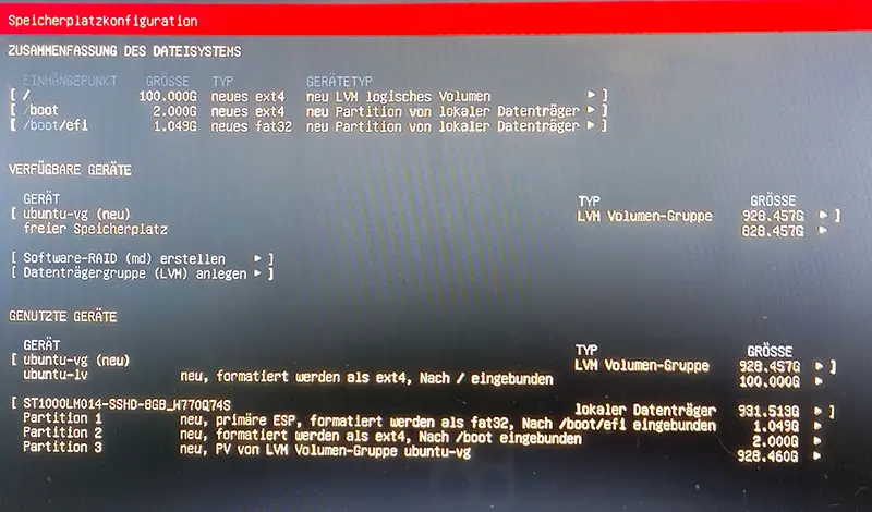Ubuntu-Server Einstellungen