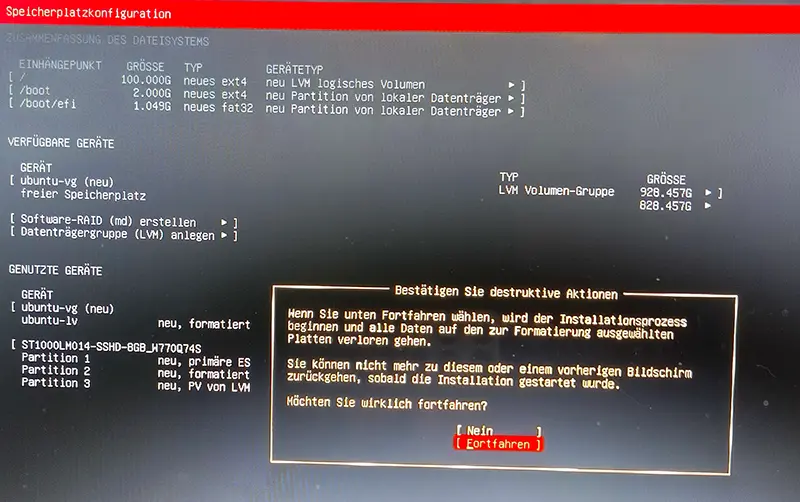 Ubuntu-Server Sicherheitsabfrage